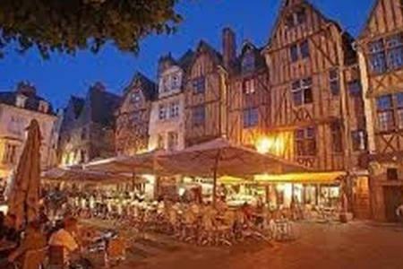 Havre De Paix Avec Exterieur Au Coeur Du Vieux Tours Appartement Buitenkant foto